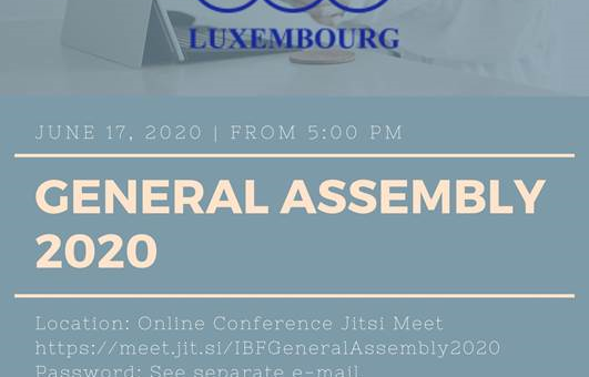 New IBF Luxembourg board elected during AGM 2020!