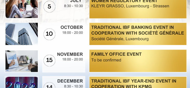 IBF – Upcoming Events